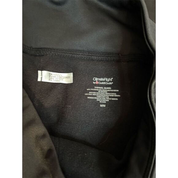 ClimateRight by Cuddle Duds Women's High Waist Black Leggings Size M - Picture 2 of 6